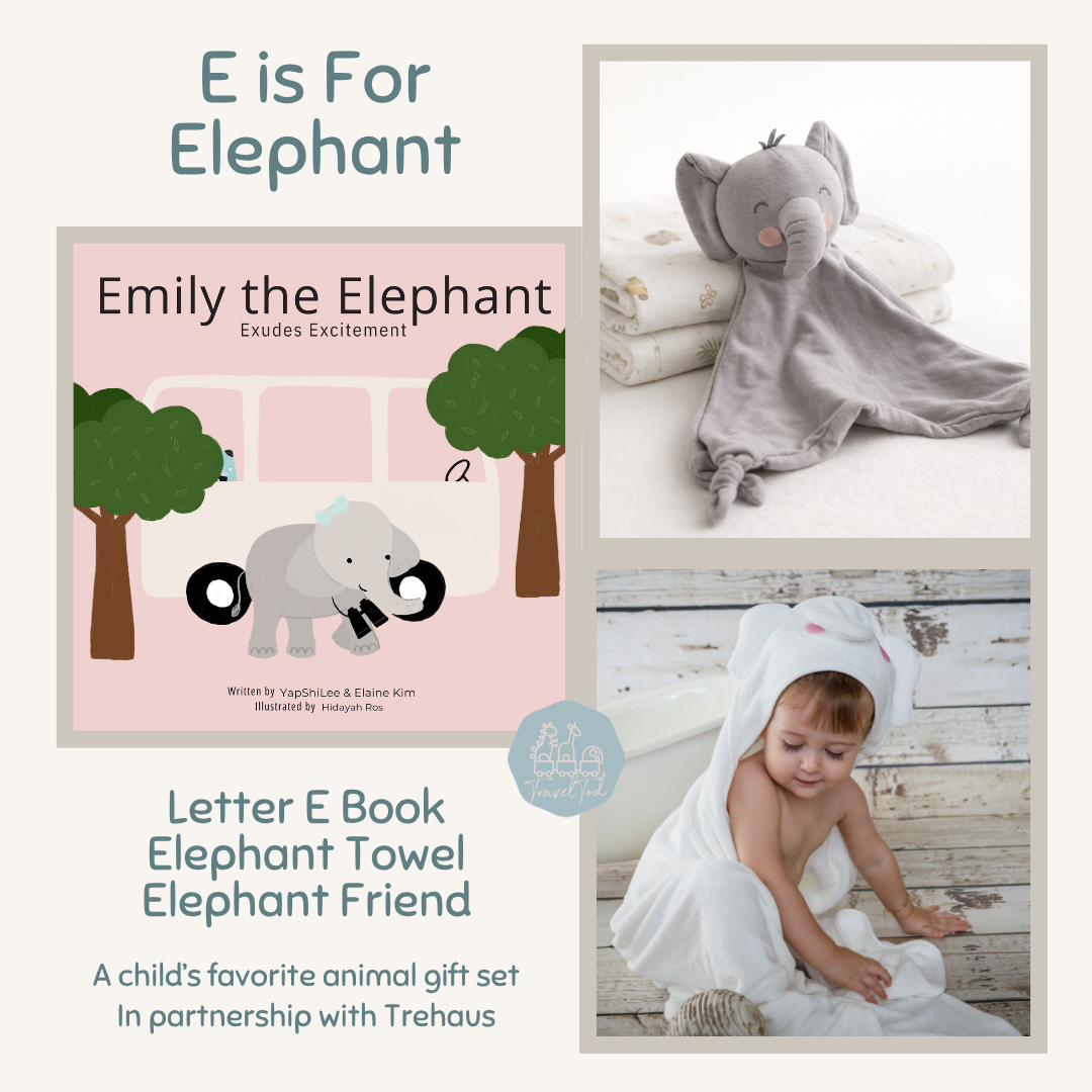 E is For Elephant Gift Set