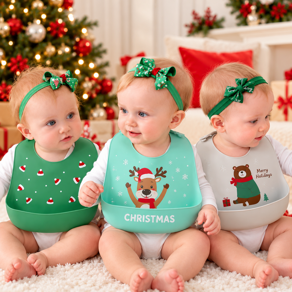 Festive Feeding Bib