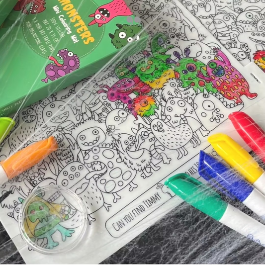 Reusable Silicone Coloring Mat Sets