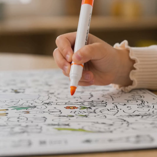 Reusable Coloring Playmat